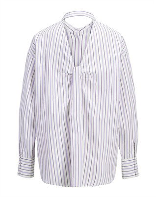 JXZola Open Back Skjorte - Petunia Stripes